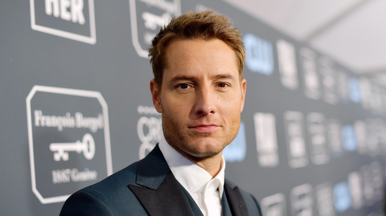 Justin Hartley sur le tapis rouge