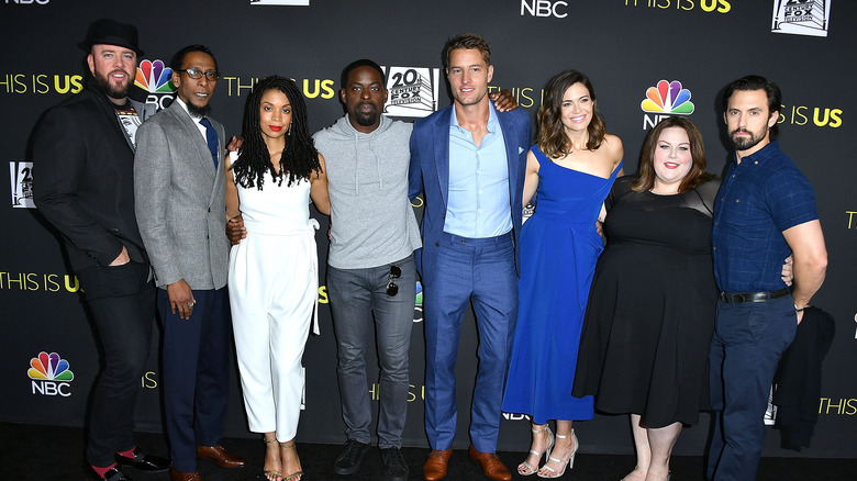 Justin Hartley et le casting de "This Is Us"