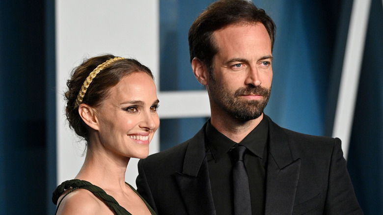 Natalie Portman pose avec Benjamin Millepied