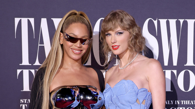 Beyoncé et Taylor Swift sur le tapis rouge