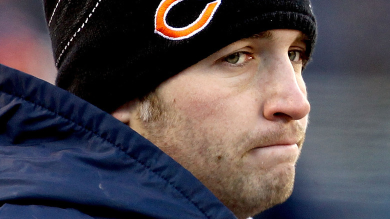 Jay Cutler fronçant les sourcils