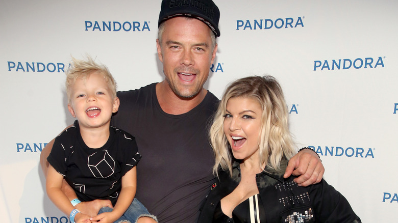 Fergie et Josh Duhamel avec leur fils Axl