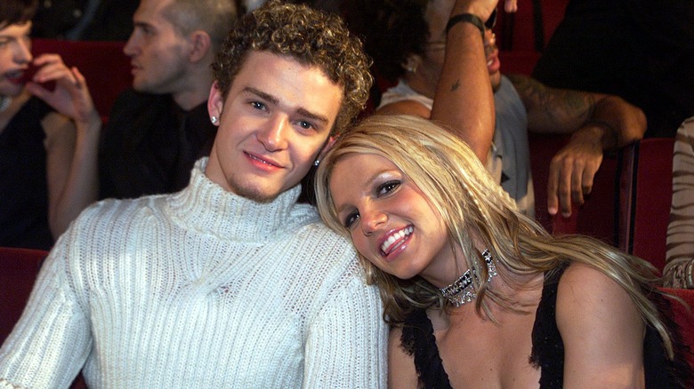 Justin Timberlake et Britney Spears souriants