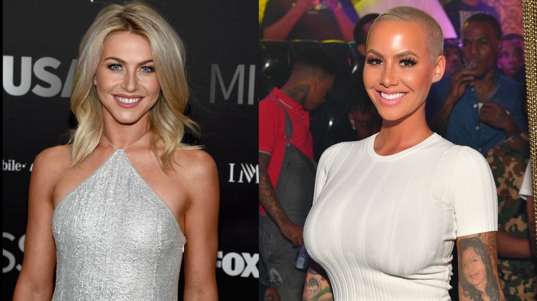 Julianne Hough et Amber Rose posant