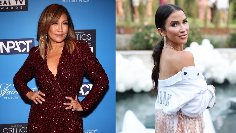 Carrie Ann Inaba et Kaitlyn Bristowe posant