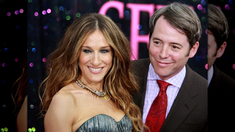 Sarah Jessica Parker et Matthew Broderick souriants