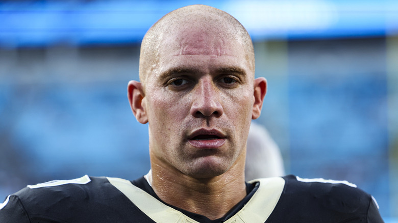 Jimmy Graham en uniforme sur le terrain