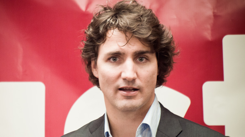 Justin Trudeau bouche bée