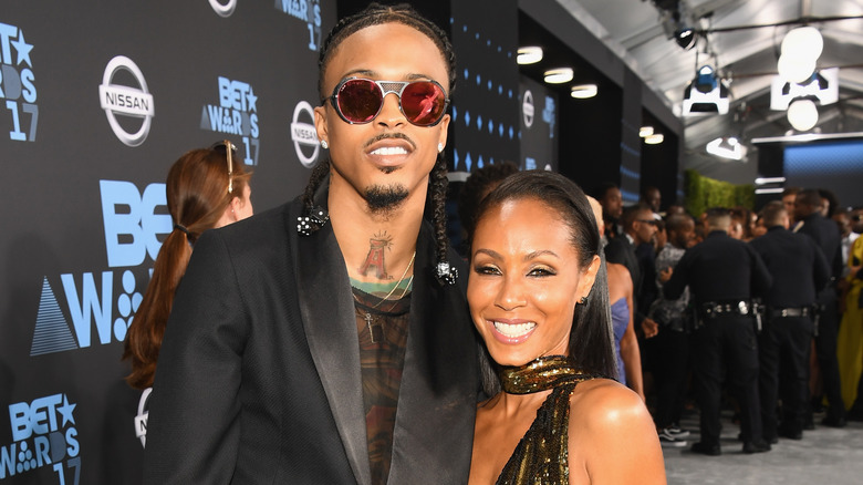 Jada Pinkett Smith posant avec August Alsina