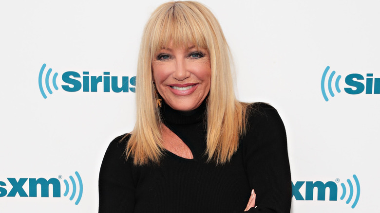 Suzanne Somers au studio SiriusXM à New York