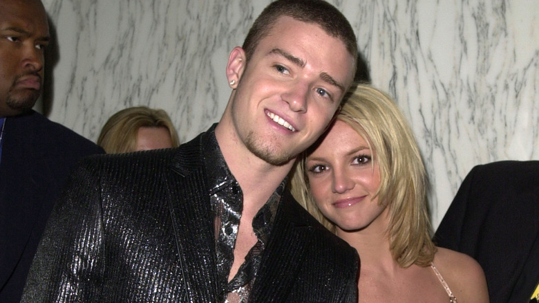 Justin Timberlake et Britney Spears souriants