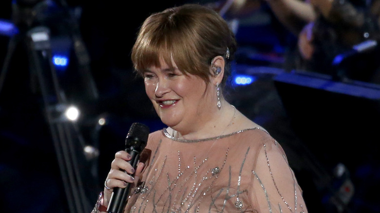 Susan Boyle chante sur scène