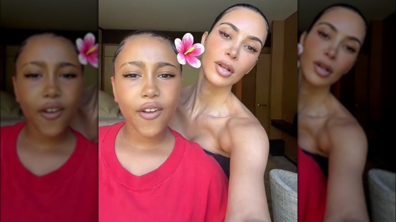 Kim Kardashian et North West chantent sur TikTok