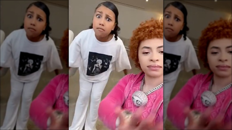 North West et Ice Spice réalisent une vidéo TikTok