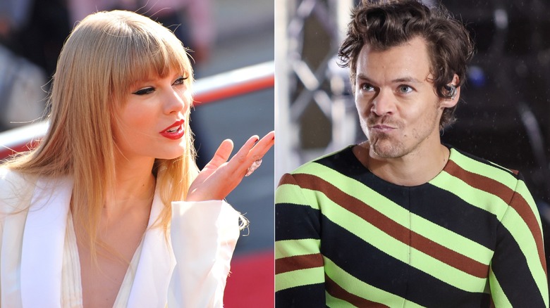 Taylor Swift et Harry Styles posant en image partagée