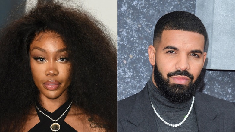 SZA et Drake côte à côte