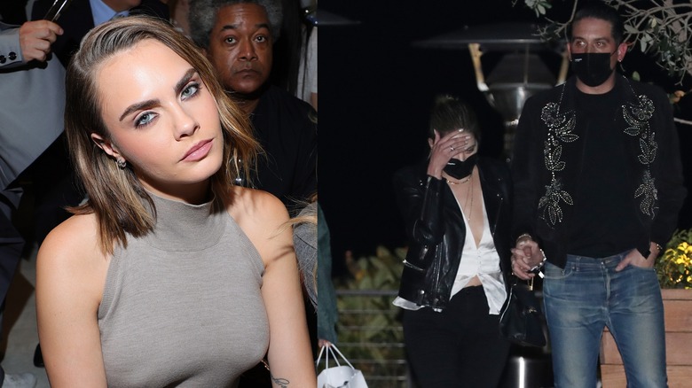 Cara Delevingne en haut à col roulé ; Ashley Benson tenant la main de G-Eazy