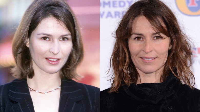 Helen Baxendale posant hier et aujourd'hui