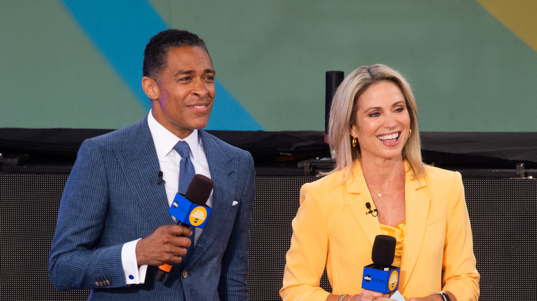 TJ Holmes et Amy Robach pour GMA