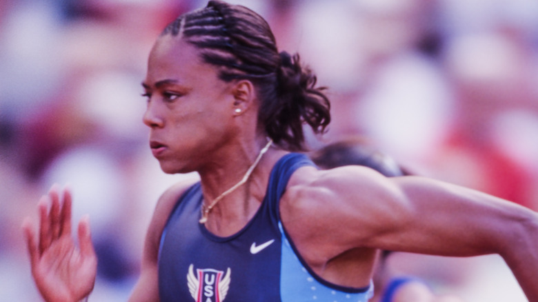 Marion Jones sprintant