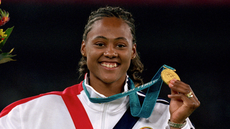 MArion Jones détient une médaille