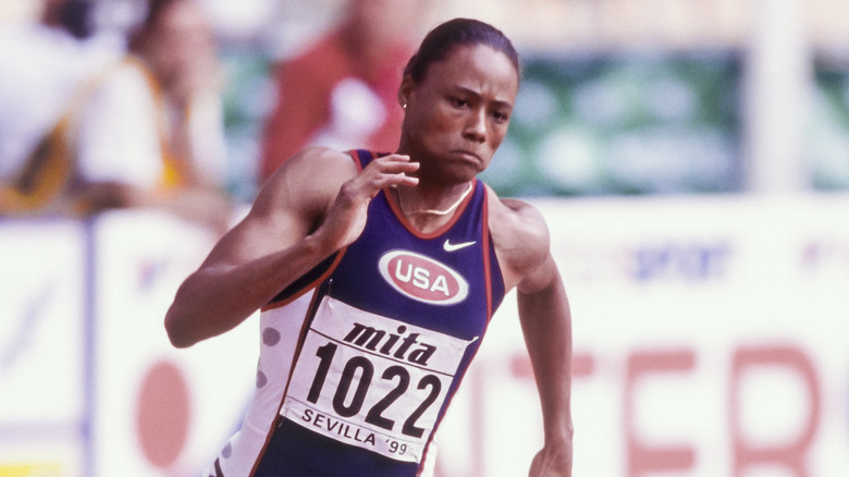 Marion Jones en marche