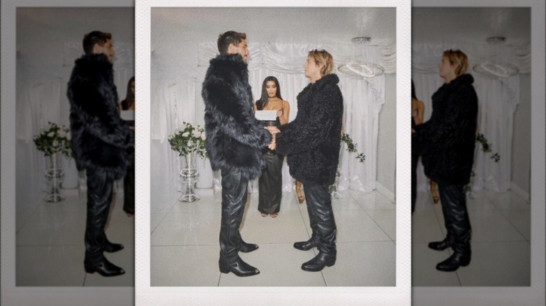 Cérémonie de mariage de Kim Kardashian, Chris Appleton et Lukas Gage