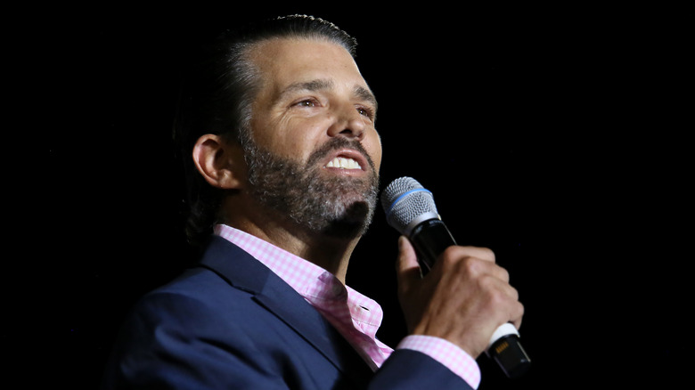 Donald Trump Jr parlant