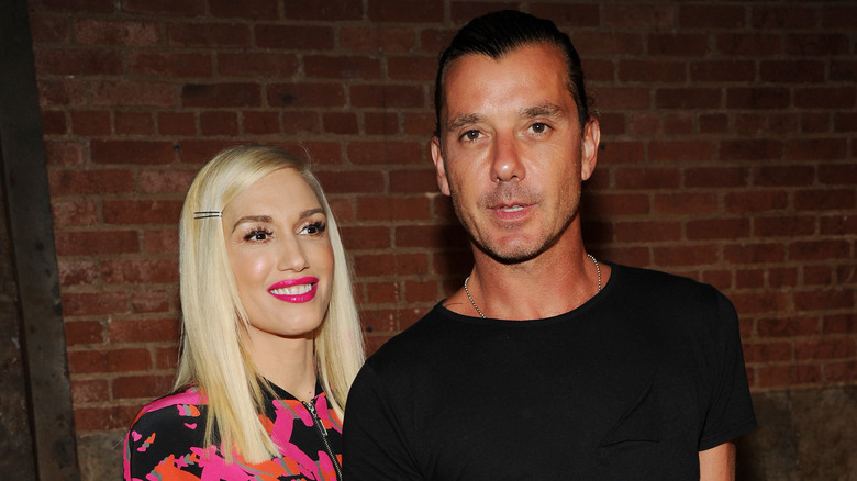 Gwen Stefani et Gavin Rossdale posant