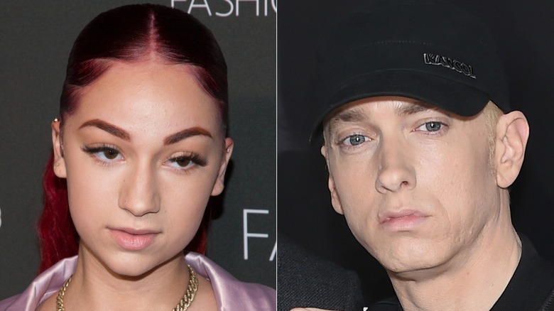 Danielle Bregoli posant et Eminem posant