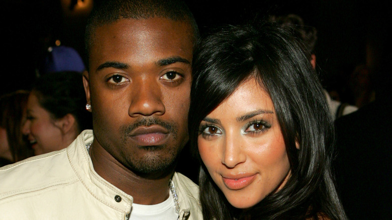 Ray J et Kim Kardashian souriants