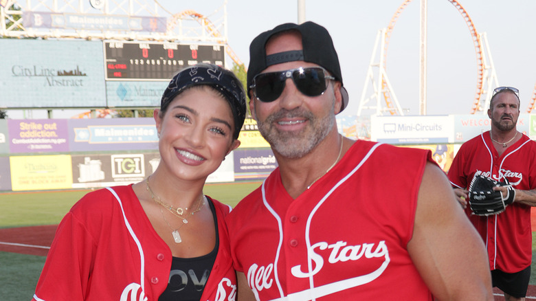 Gia Giudice et Joe Gorga lors d'un événement de baseball