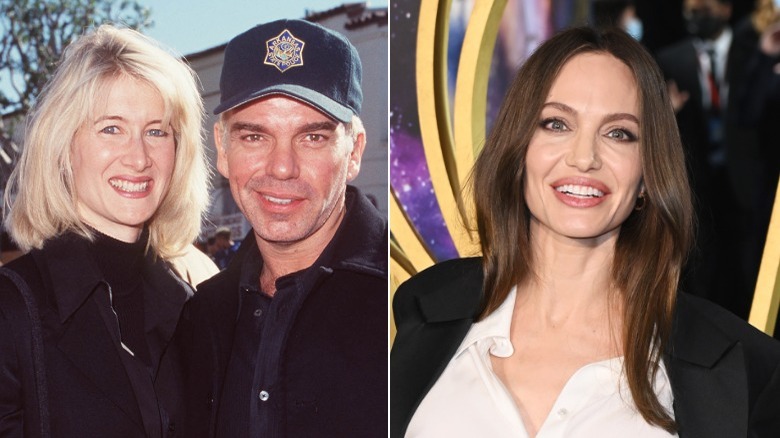 Laura Dern, Billy Bob Thornton et Angelina Jolie souriant