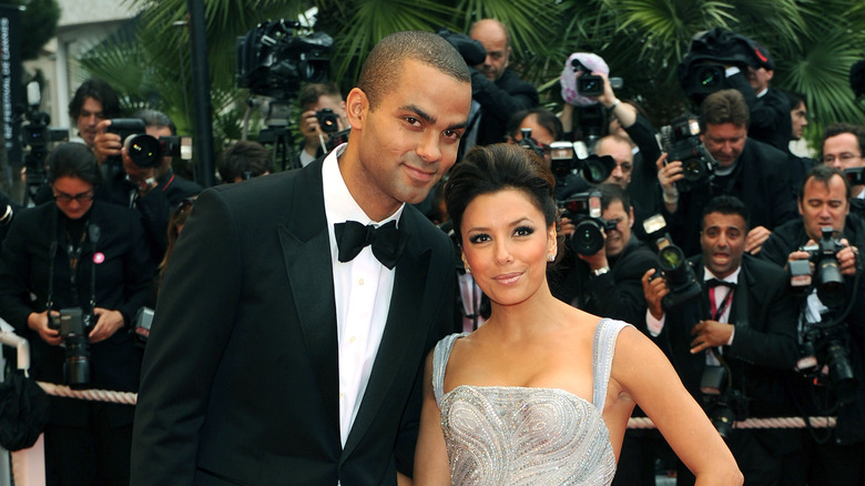 Eva Longoria et Tony Parker souriants