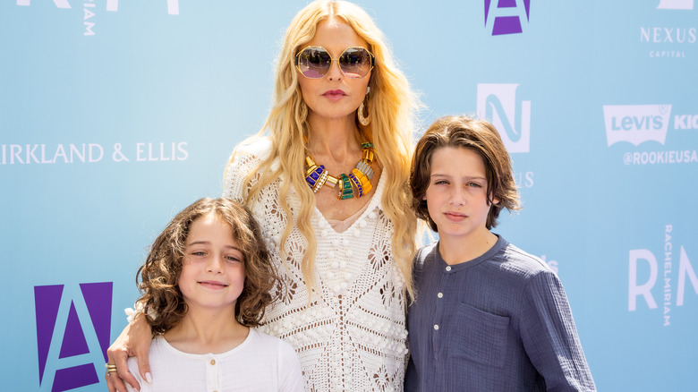 Skyler et Kaius Berman avec Rachel Zoe