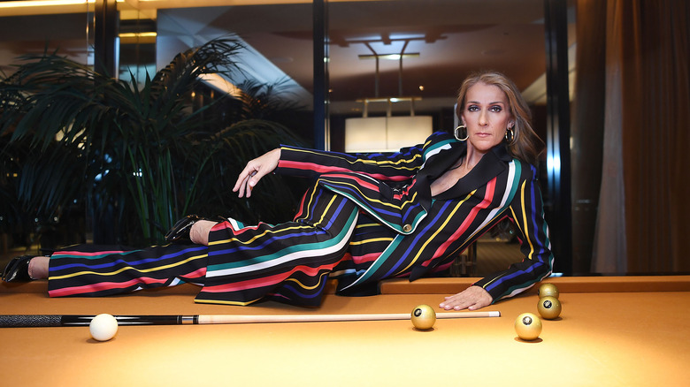 Rayures de table de billard Céline Dion 