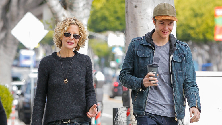 Jack Quaid et Meg Ryan en 2016