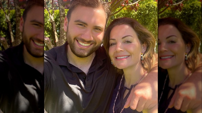 Erica Durance avec son beau-fils Laszlo