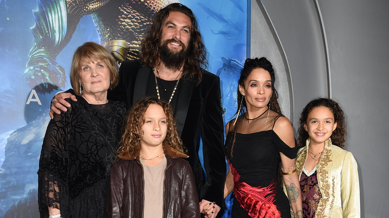 Lisa Bonet, Jason Momoa et leur famille