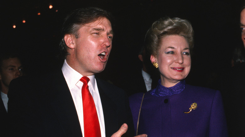 Donald Trump et Maryanne Trump Barry parlent