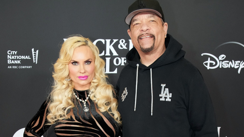 Coco Austin et Ice-T posant