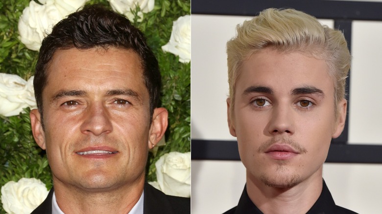 Orlando Bloom et Justin Bieber prennent des photos