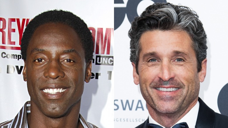 Patrick Dempsey et Isaiah Washington souriants