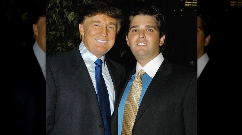 Donald J. Trump, Don Jr. posant