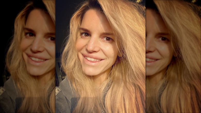 Selfie sans maquillage de Jessica Simpson