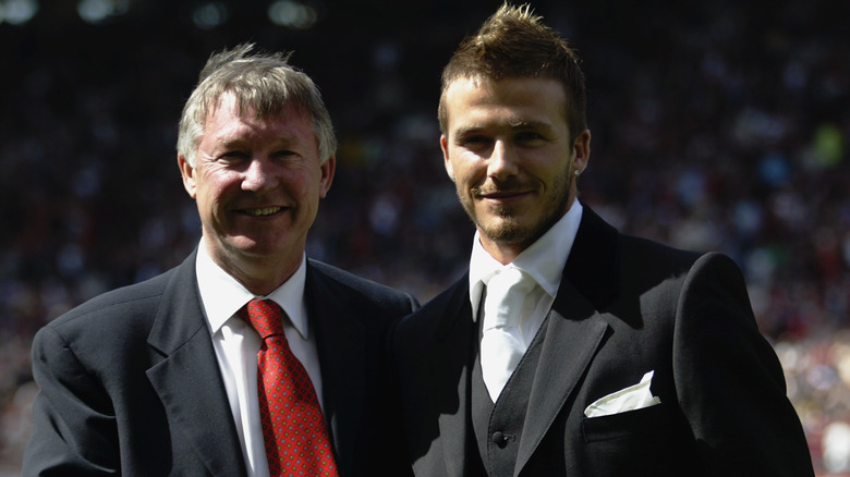 David Beckham et Sir Alex Ferguson