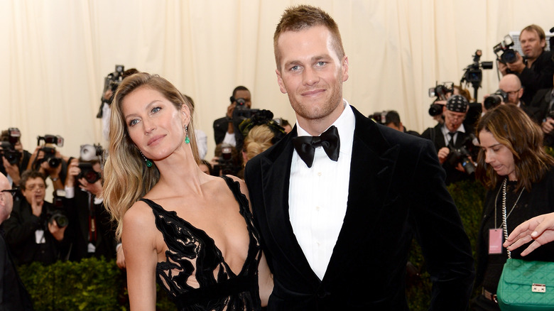 Tom Brady et Gisele Bündchen souriants