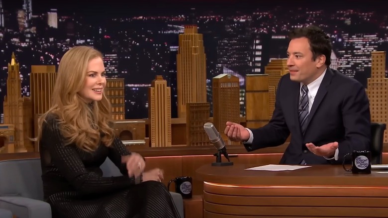 Nicole Kidman et Jimmy Fallon parlent