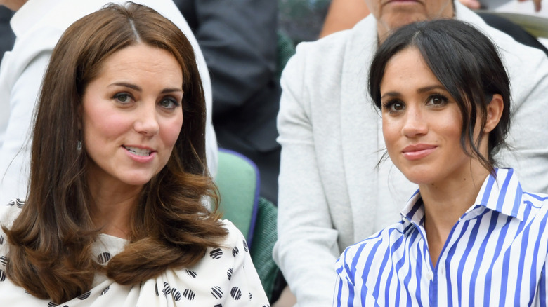 Chemise rayée Kate Middleton et Meghan Markle