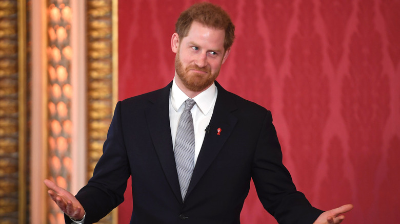 Le prince Harry à l'événement de football 2021